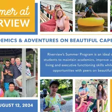 Summer at Riverview offers programs for three different age groups: Middle School, ages 11-15; High School, ages 14-19; and the Transition Program, GROW (Getting Ready for the Outside World) which serves ages 17-21.⁠
⁠
Whether opting for summer only or an introduction to the school year, the Middle and High School Summer Program is designed to maintain academics, build independent living skills, executive function skills, and provide social opportunities with peers. ⁠
⁠
During the summer, the Transition Program (GROW) is designed to teach vocational, independent living, and social skills while reinforcing academics. GROW students must be enrolled for the following school year in order to participate in the Summer Program.⁠
⁠
For more information and to see if your child fits the Riverview student profile visit driiing.com/admissions or contact the admissions office at admissions@driiing.com or by calling 508-888-0489 x206